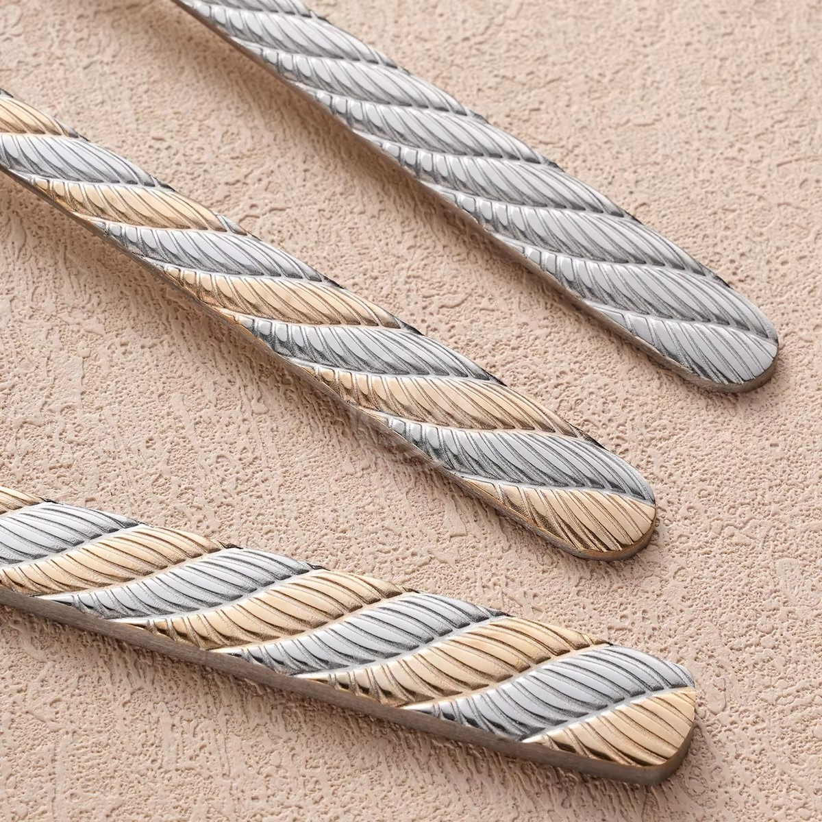 Premium Wholesale Stainless Steel Western Steak Knife Fork Spoon Dinnerware Set for Fine Dining