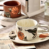 Hot Selling Elegant and Unique Hand-Painted Ceramic Dinnerware Set Coffee Cup and Saucer Suite