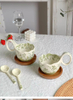 High Quality Ceramic Mug with Spoon Dinnerware Set Coffee Cup Saucer
