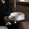 Wholesale Exquisite Rose Petals Ceramic Coffee and Tea Saucer Set Dinnerware for Home Use
