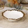 Wholesale High-End Phnom Penh Ceramic Tableware Set Light Luxury Hotel Porcelain Steak Plate and Bowl Eco-Friendly